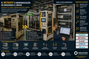 atualização de painéis elétricos