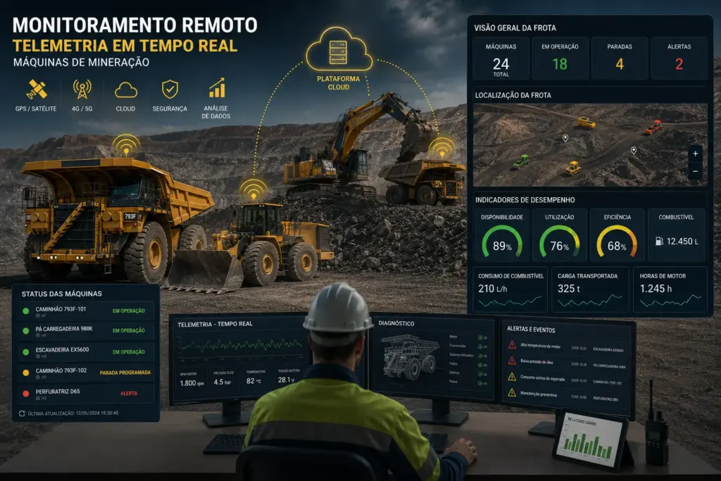 rastreamento industrial em tempo real
